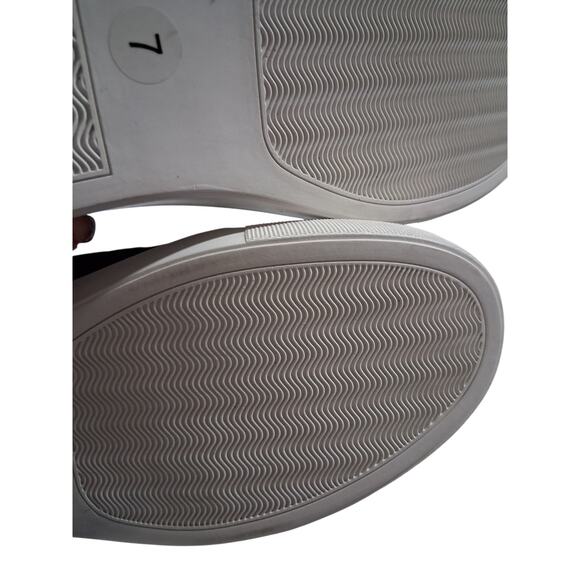 Corso Como Rasta Women's size 7 Black Perforated Suede Leather Preppy Sneakers - Picture 12 of 13